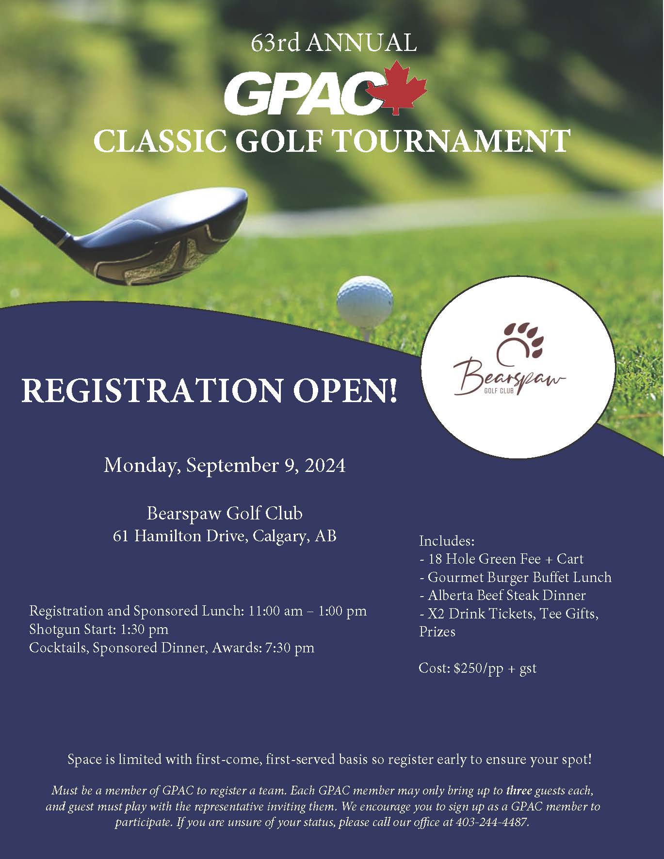 GPAC 63rd Annual Classic Golf Tournament