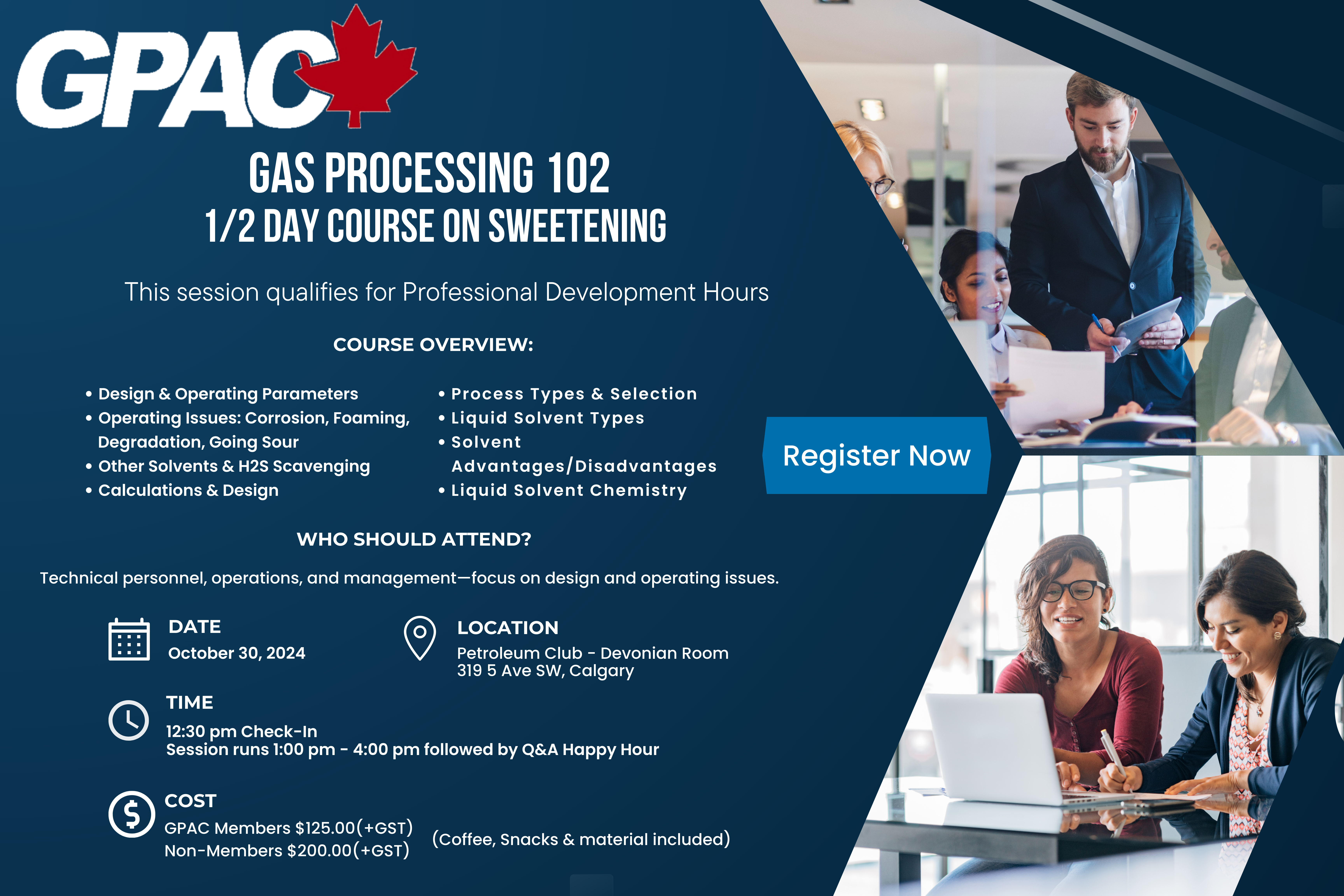 Gas Processing 102 – Half Day Course