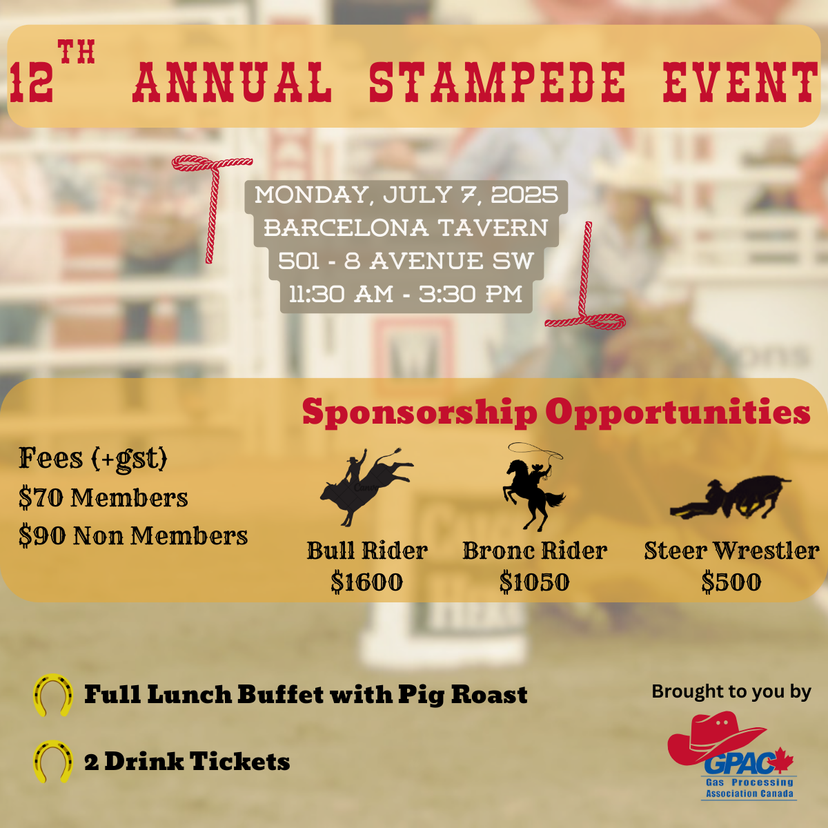 GPAC’s 12th Annual Stampede Lunch