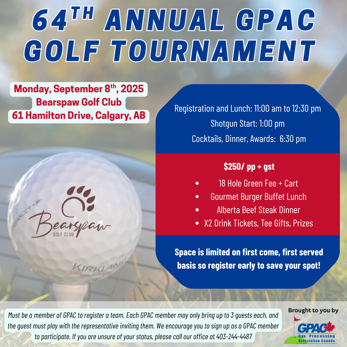 64th Annual GPAC Golf Tournament