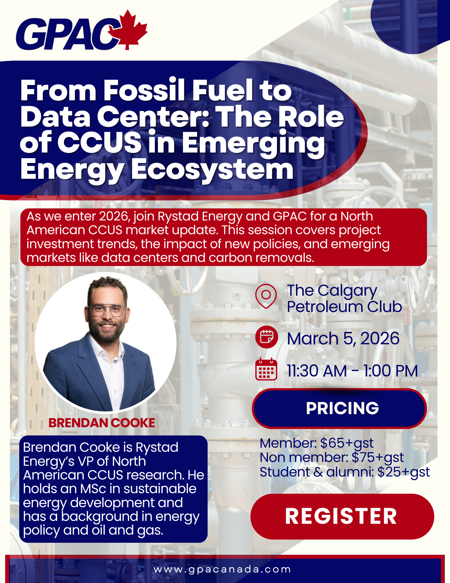 GPAC Luncheon: From Fossil Fuel to Data Center: The role of CCUS in emerging energy ecosystem